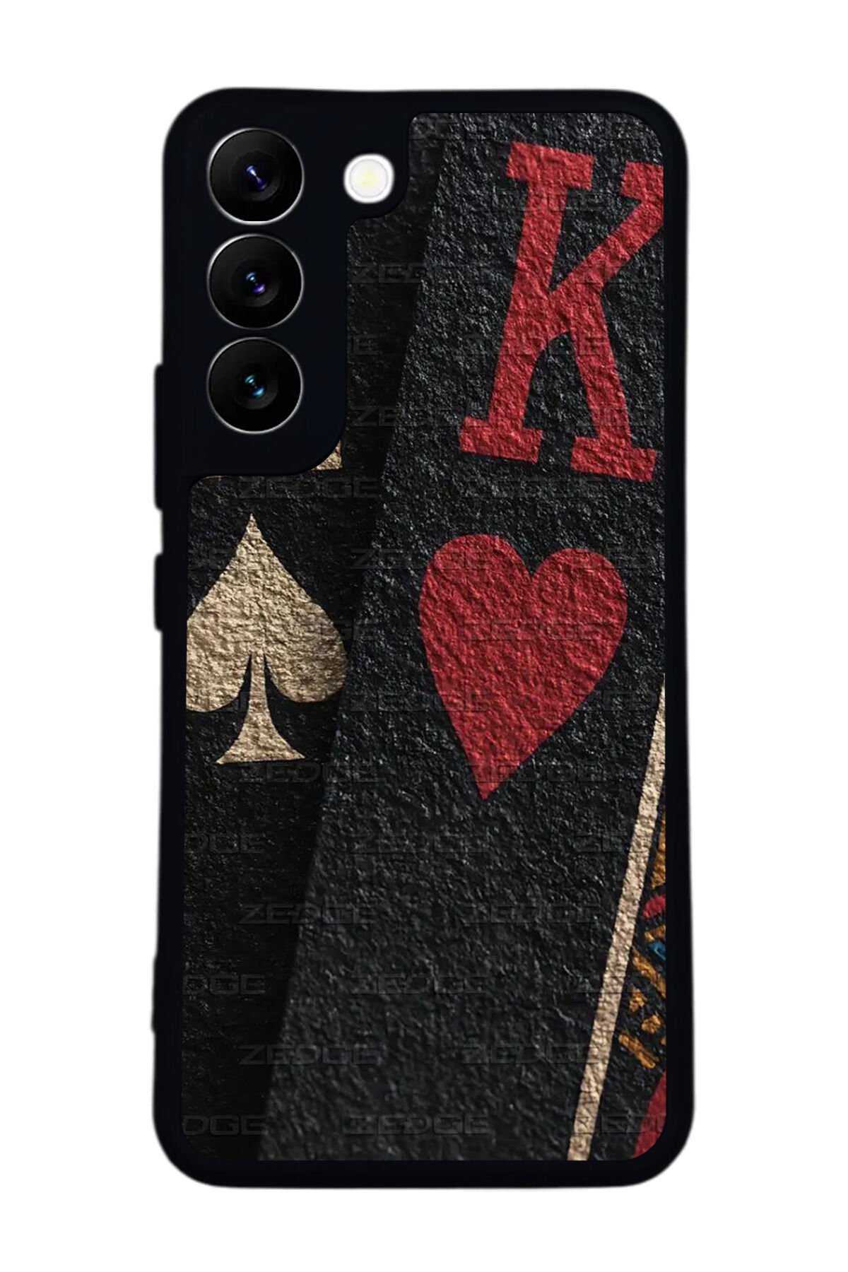 Samsung Galaxy S22 Uyumlu Kart Tasarımlı Glossy Premium Kılıf