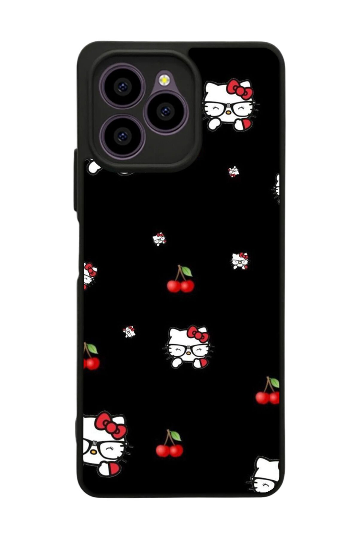 Omix X6 Uyumlu HelloKitty Tasarımlı Glossy Premium Kılıf