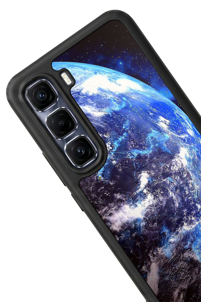 Infinix Hot 60 Pro Plus Uyumlu Ay Tasarımlı Glossy Premium Kılıf