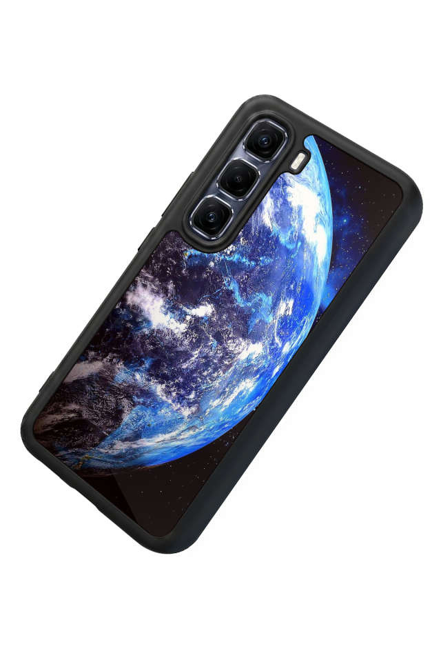 Infinix Hot 60 Pro Plus Uyumlu Ay Tasarımlı Glossy Premium Kılıf