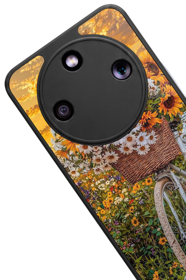 Honor Magic 8 Lite Uyumlu Cicek Tasarımlı Glossy Premium Kılıf