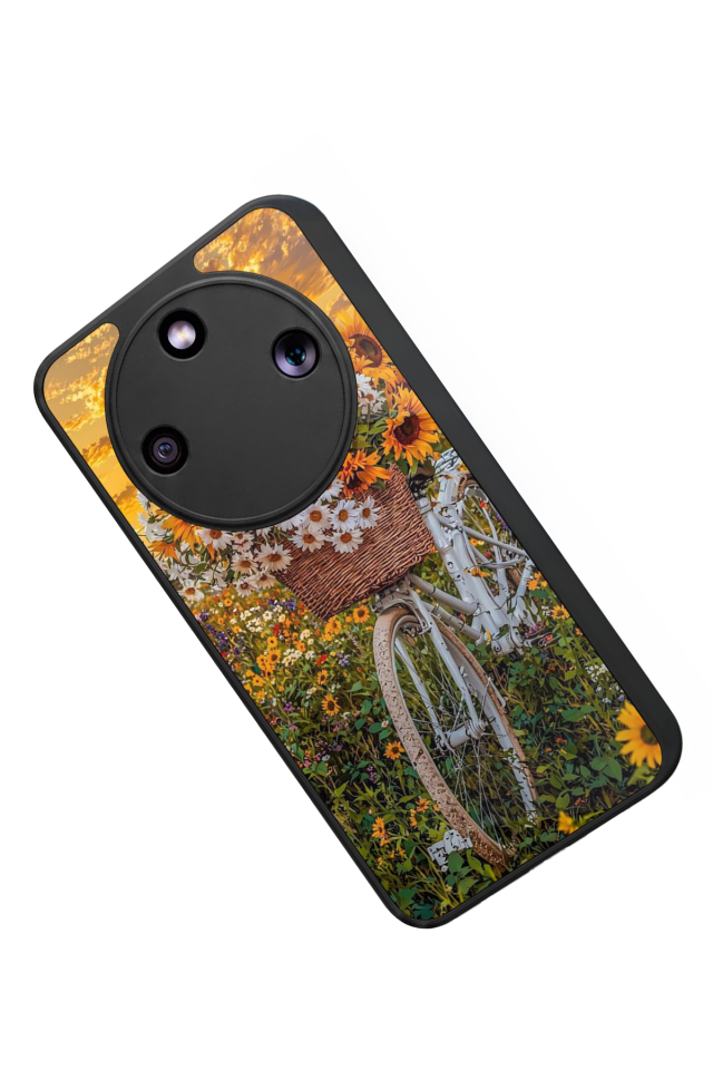 Honor Magic 8 Lite Uyumlu Cicek Tasarımlı Glossy Premium Kılıf
