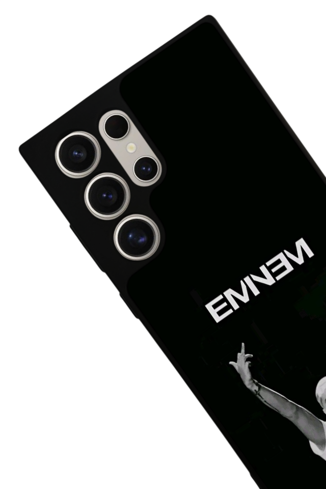 Samsung Galaxy S23 Ultra Uyumlu Eminem Tasarımlı Glossy Premium Kılıf