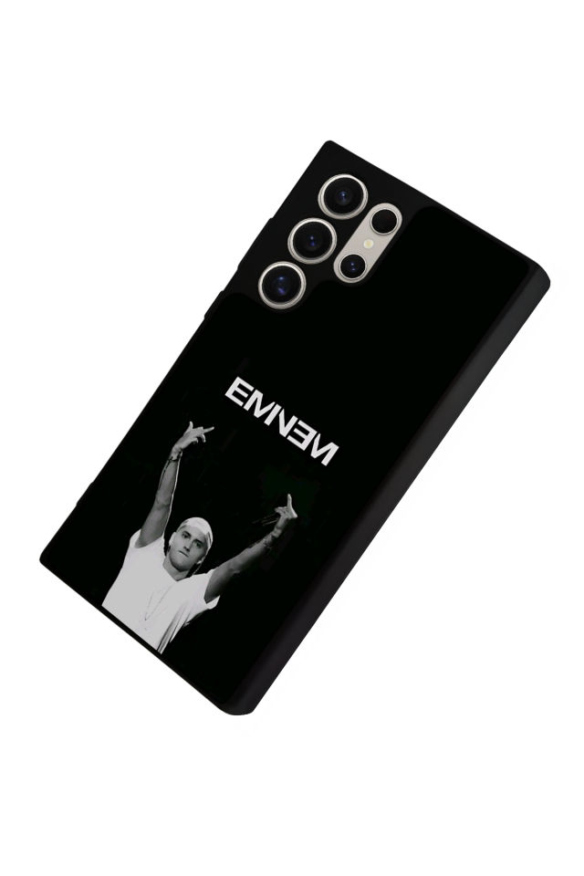 Samsung Galaxy S23 Ultra Uyumlu Eminem Tasarımlı Glossy Premium Kılıf