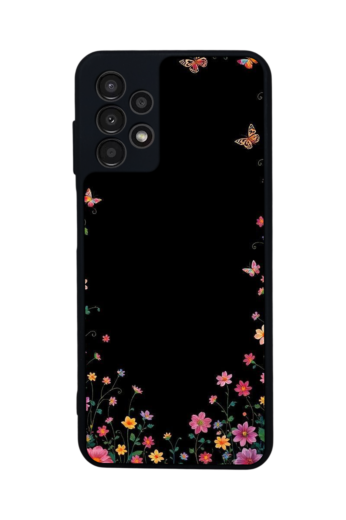 Samsung Galaxy A23 Uyumlu Floral Tasarımlı Glossy Premium Kılıf