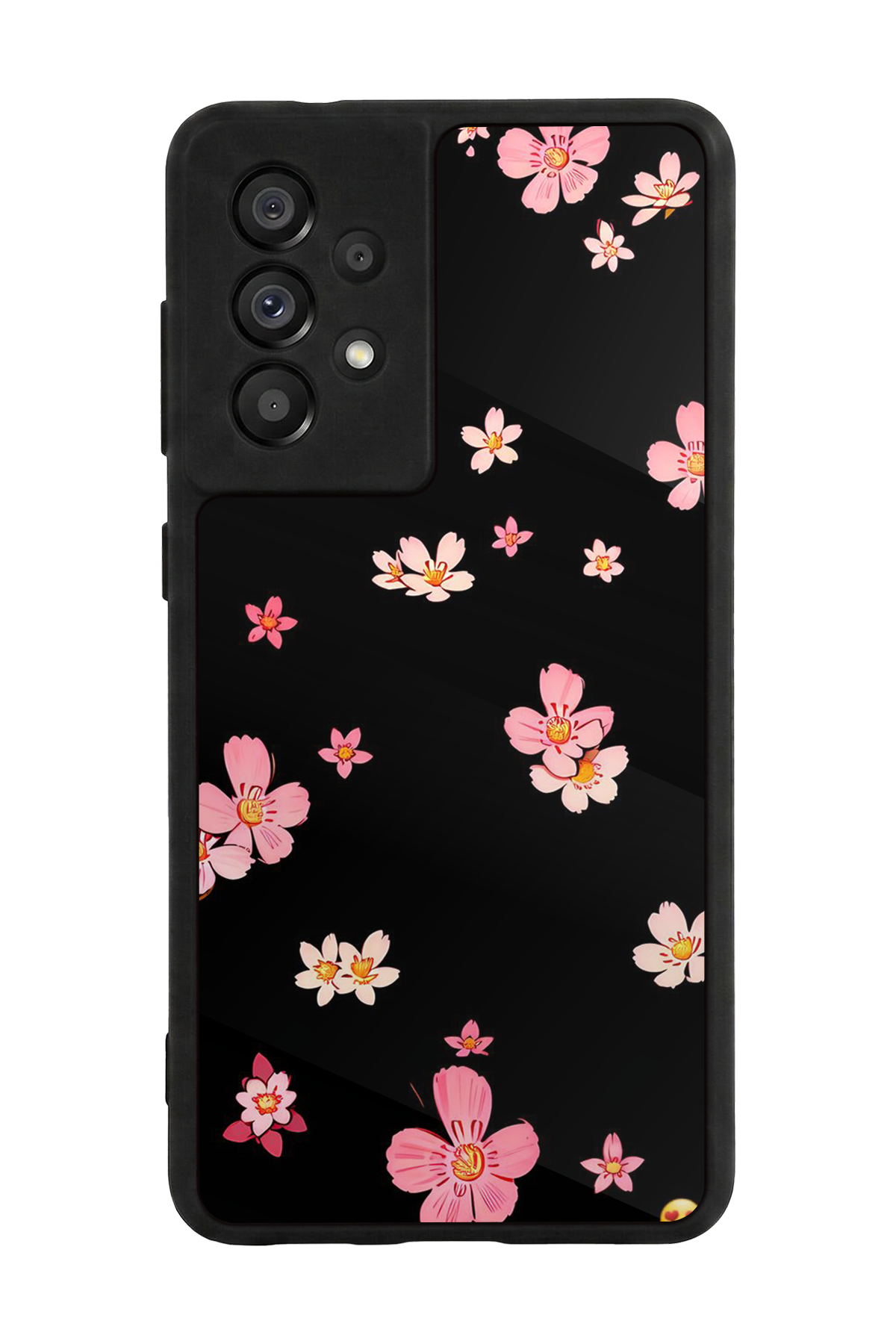 Samsung Galaxy A73 Uyumlu Floral Tasarımlı Glossy Premium Kılıf