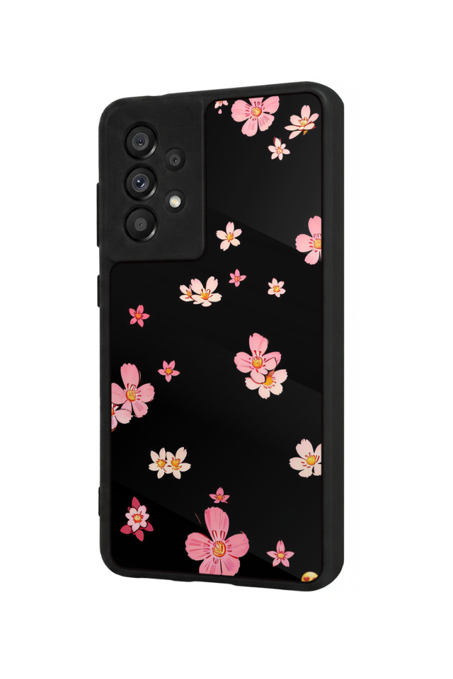 Samsung Galaxy A73 Uyumlu Floral Tasarımlı Glossy Premium Kılıf