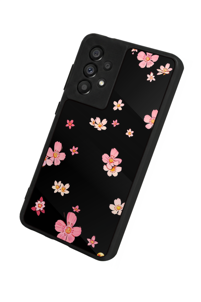 Samsung Galaxy A73 Uyumlu Floral Tasarımlı Glossy Premium Kılıf