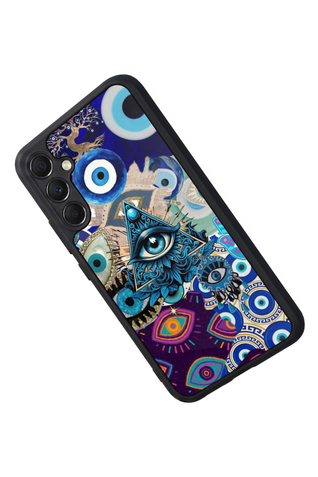 Samsung Galaxy A34 Uyumlu Göz Tasarımlı Glossy Premium Kılıf