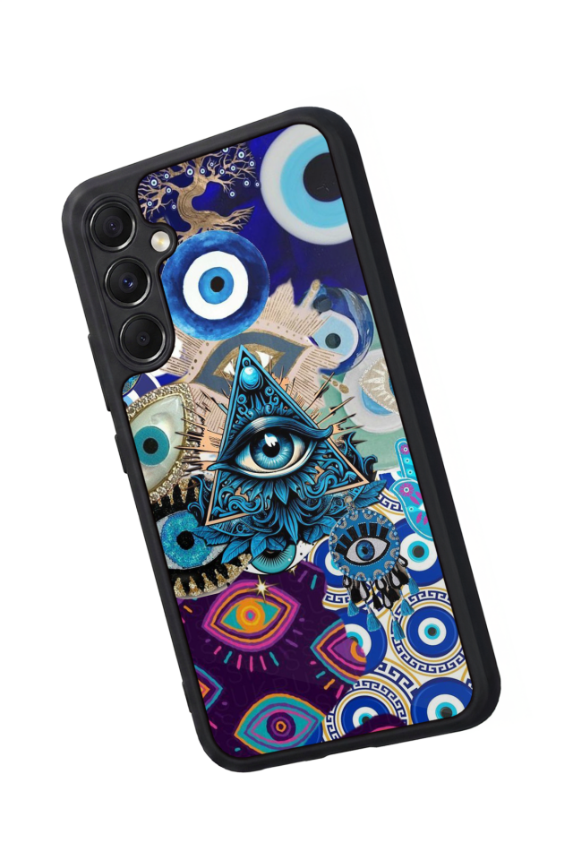 Samsung Galaxy A34 Uyumlu Göz Tasarımlı Glossy Premium Kılıf