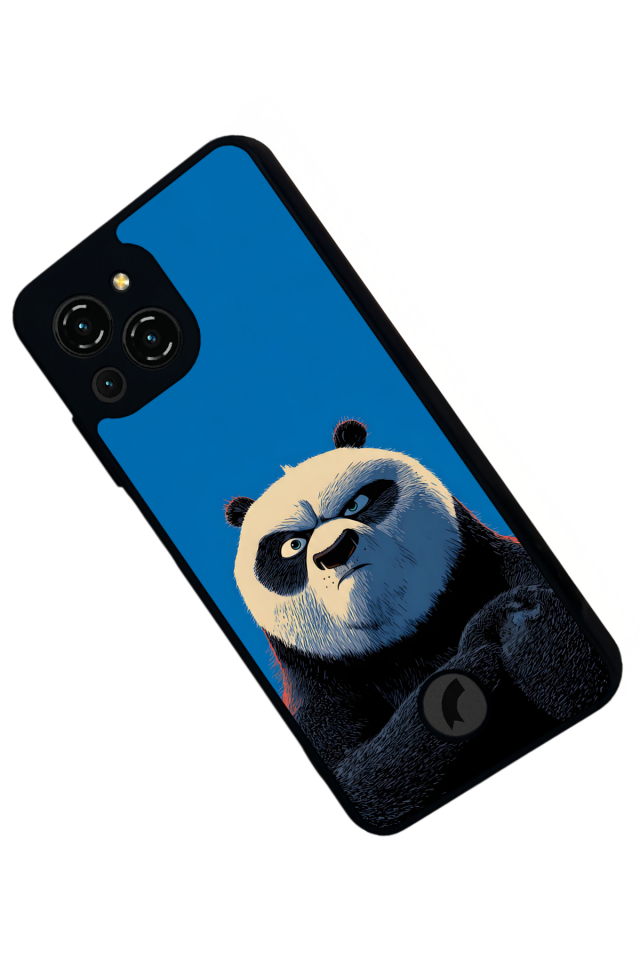 Reeder S23 Pro Max Uyumlu Kung Fu Panda Tasarımlı Glossy Premium Kılıf