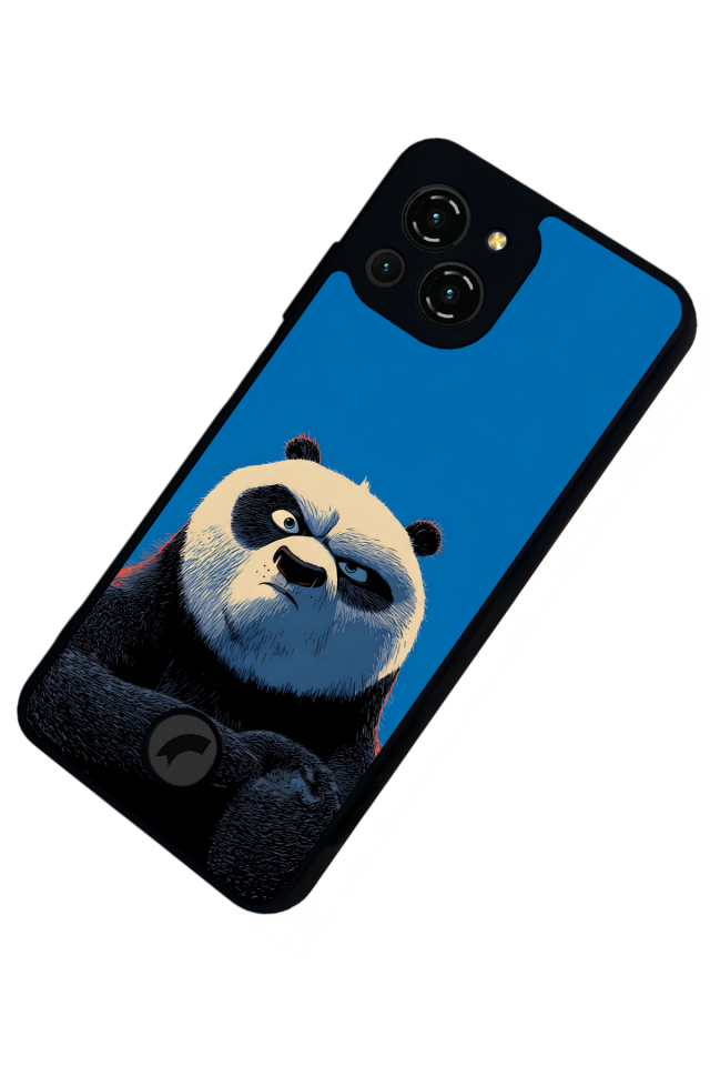 Reeder S23 Pro Max Uyumlu Kung Fu Panda Tasarımlı Glossy Premium Kılıf