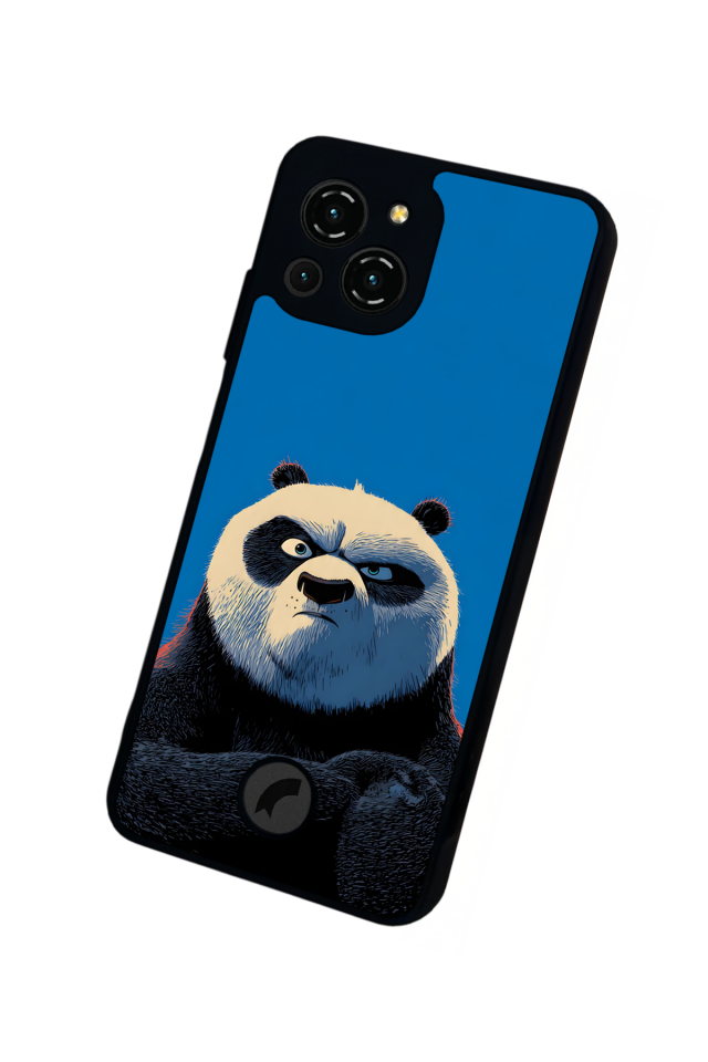 Reeder S23 Pro Max Uyumlu Kung Fu Panda Tasarımlı Glossy Premium Kılıf