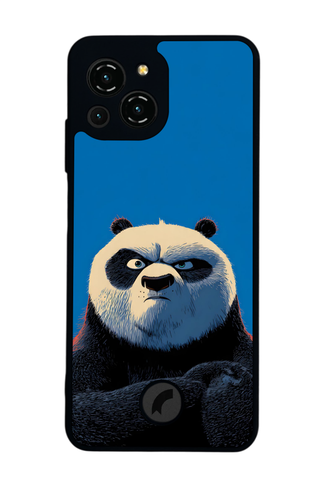 Reeder S23 Pro Max Uyumlu Kung Fu Panda Tasarımlı Glossy Premium Kılıf