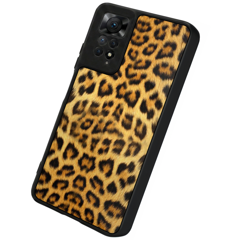 Xiaomi Redmi Note 12 Pro Uyumlu Leopar Tasarımlı Glossy Premium Kılıf