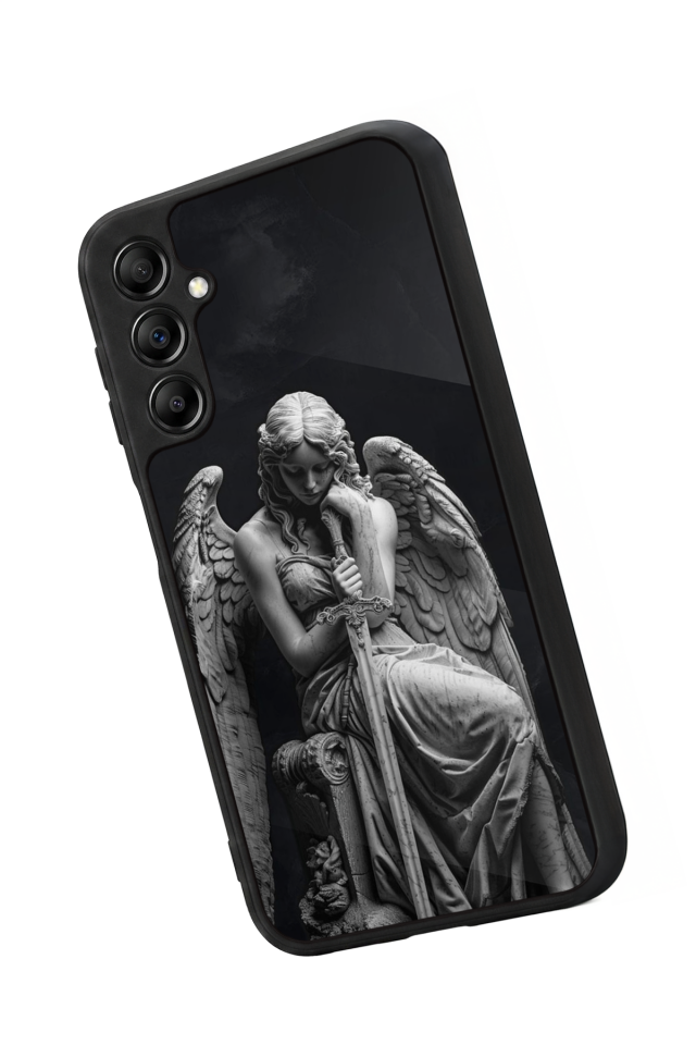 Samsung Galaxy A14 Uyumlu Melek Tasarımlı Glossy Premium Kılıf