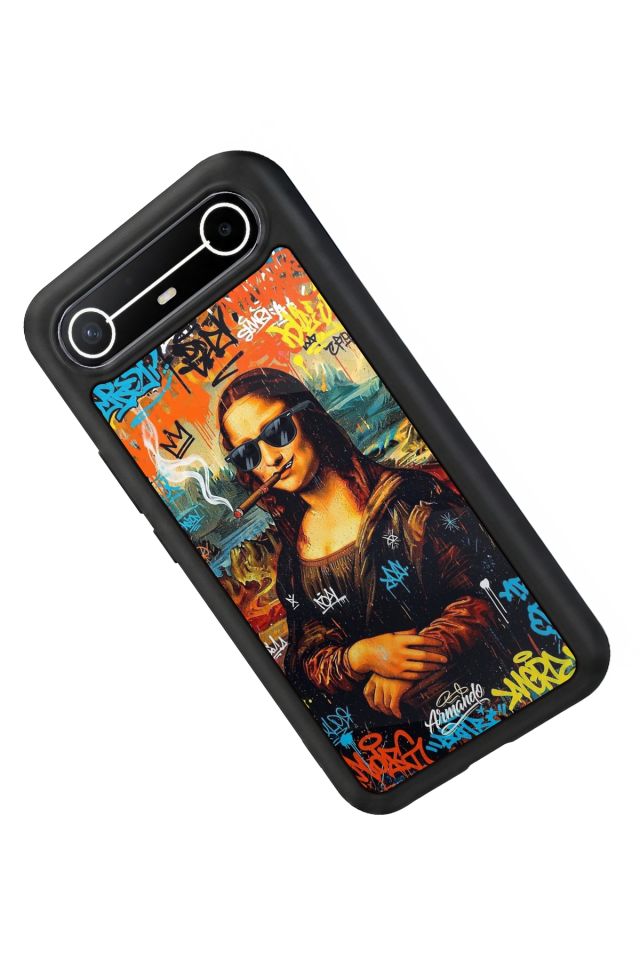 Tecno Spark Slim 5G Uyumlu Monalisa Tasarımlı Glossy Premium Kılıf