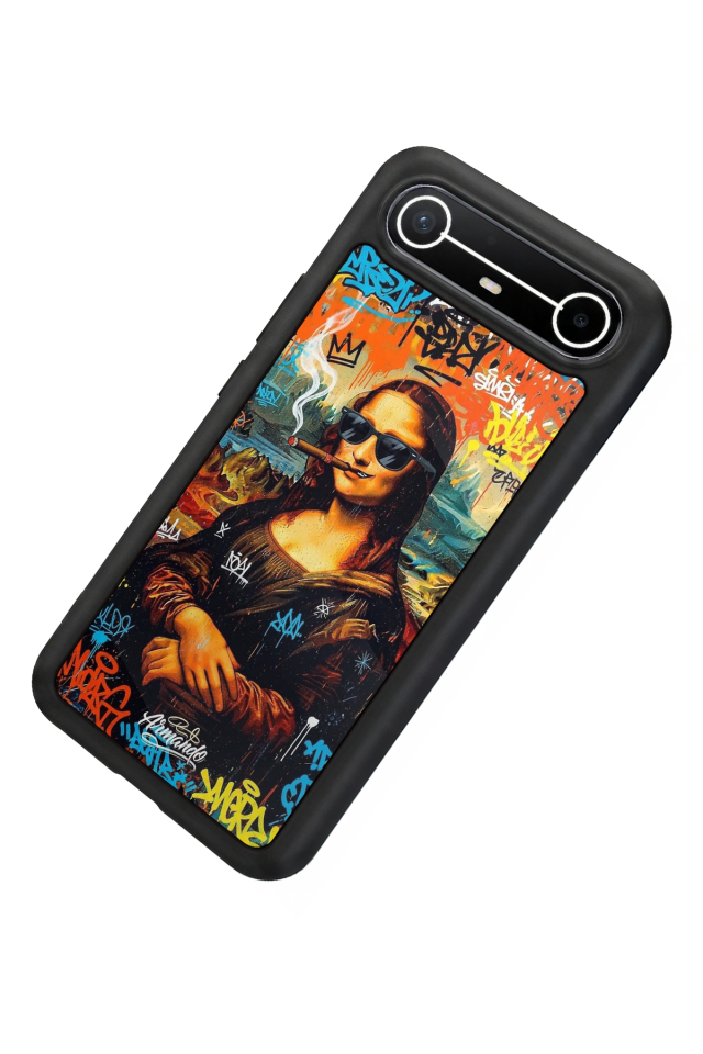 Tecno Spark Slim 5G Uyumlu Monalisa Tasarımlı Glossy Premium Kılıf