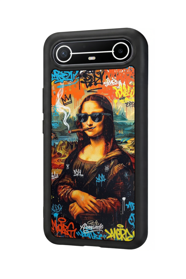 Tecno Spark Slim 5G Uyumlu Monalisa Tasarımlı Glossy Premium Kılıf