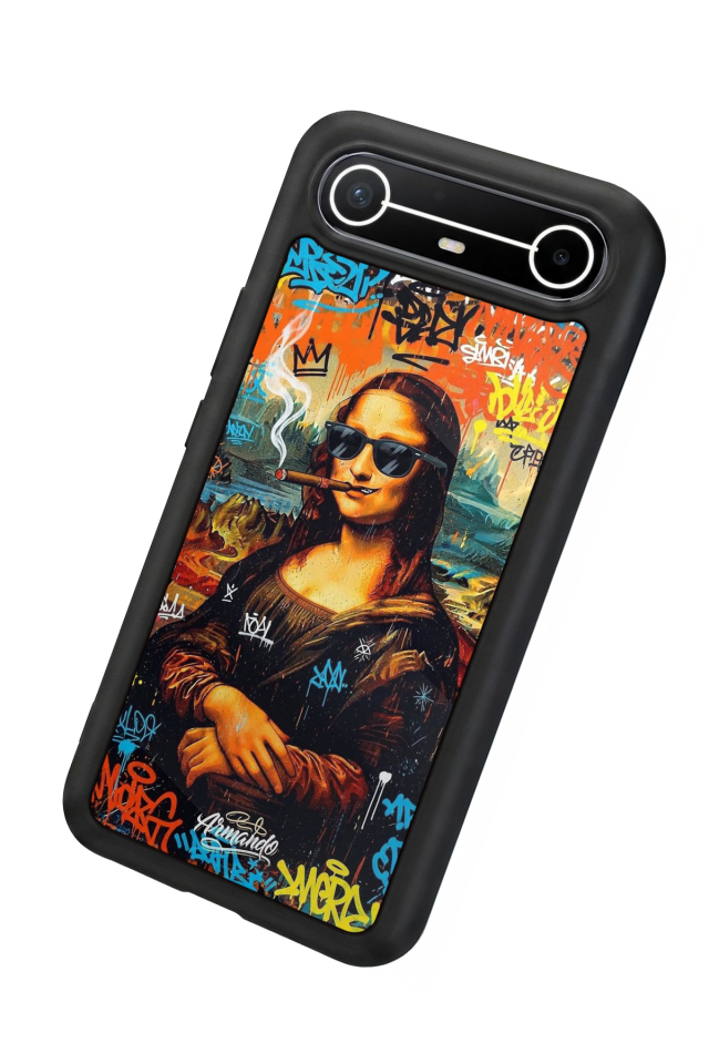 Tecno Spark Slim 5G Uyumlu Monalisa Tasarımlı Glossy Premium Kılıf