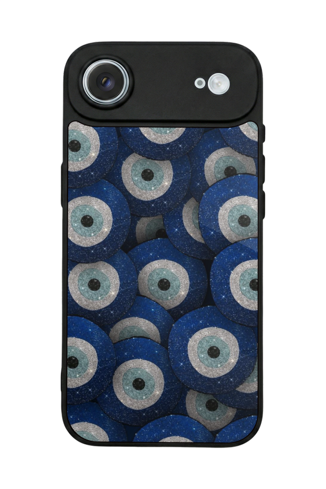 iPhone 17 Air Uyumlu Nazar Tasarımlı Glossy Premium Kılıf
