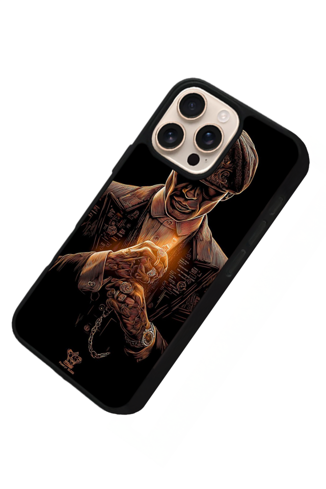 iPhone 16 Pro Uyumlu Peaky Blinders Tasarımlı Glossy Premium Kılıf
