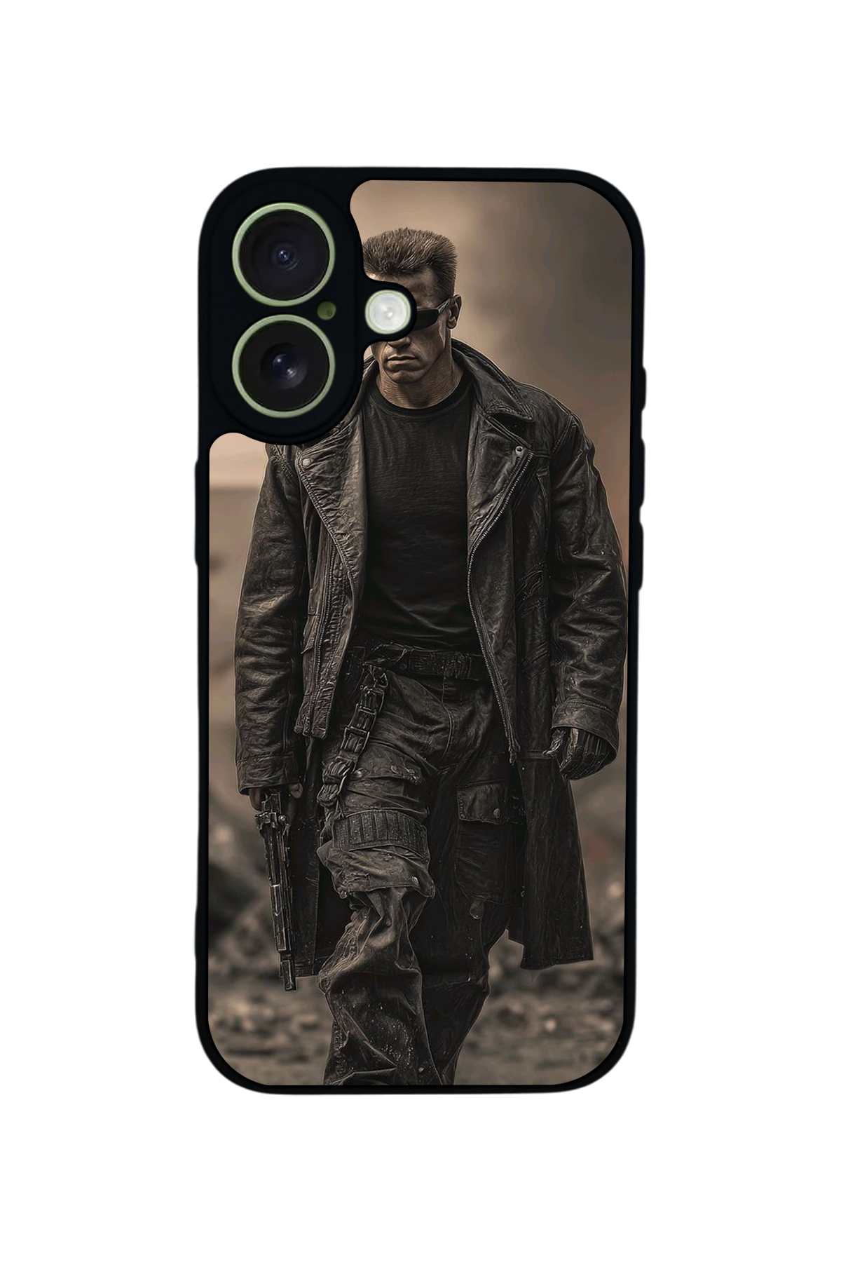 iPhone 17 Uyumlu Terminator Tasarımlı Glossy Premium Kılıf