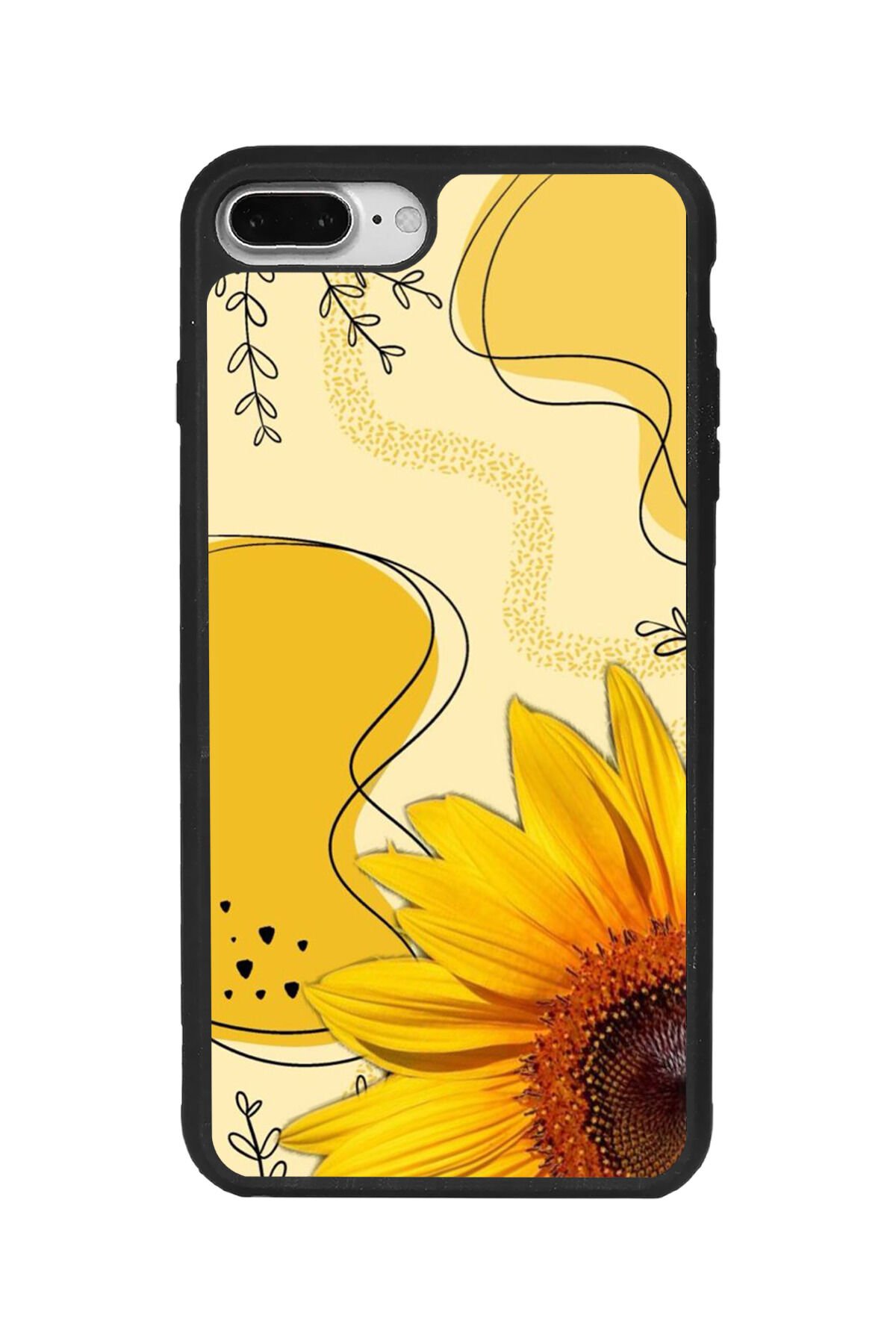 Apple iPhone 7 Plus Siyah Silikon Kılıf Çiziklere ve Darbelere Karşı Koruma