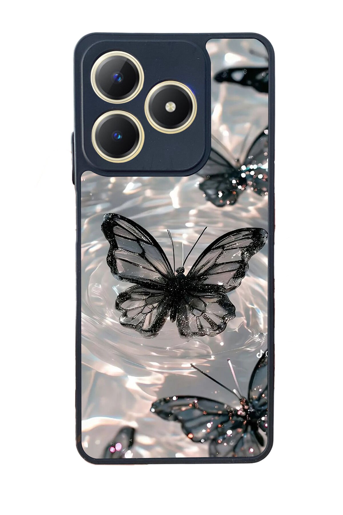 Realme C63 Mat Uyumlu Siyah Kılıf – Yumuşak Silikon, Koruyucu, Şok Emici Kapak