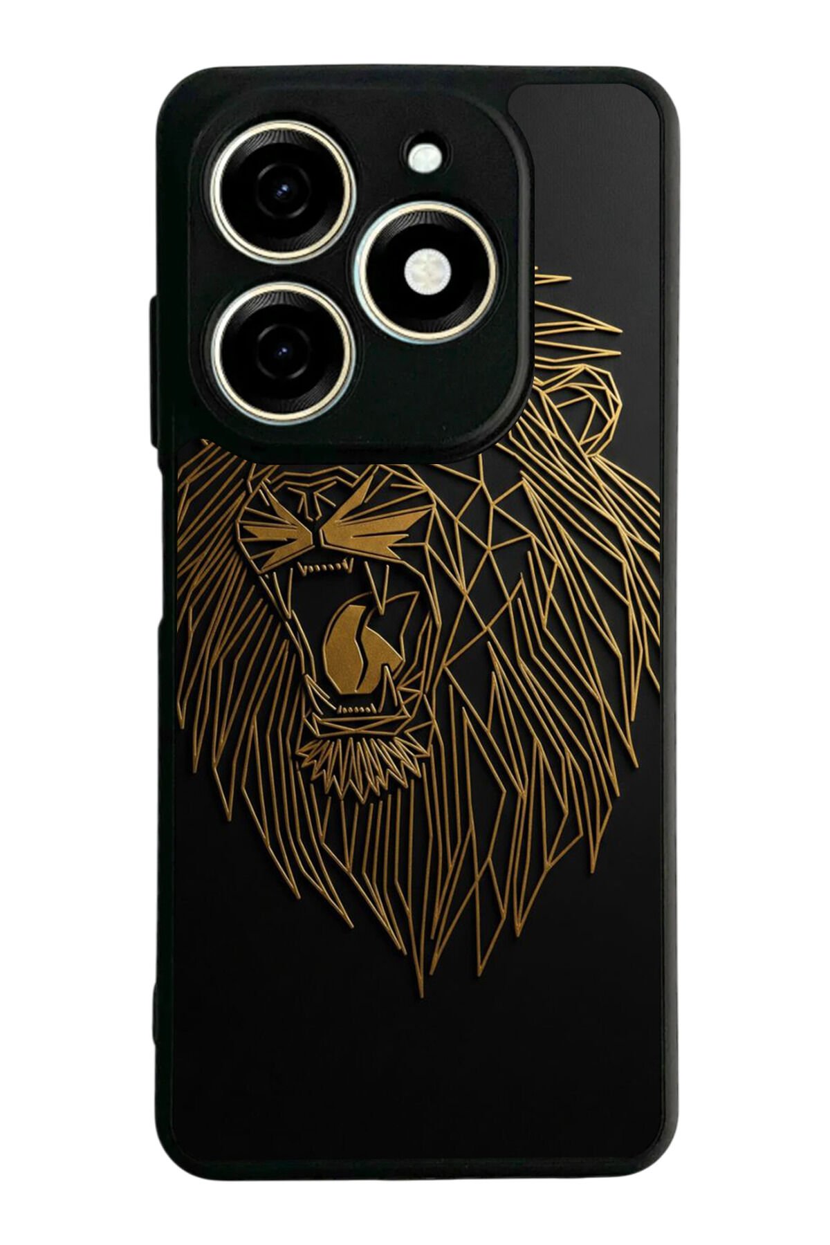 Infınıx Smart 8 Pro Uyumlu Aslan Tasarımlı Glossy Premium Kılıf
