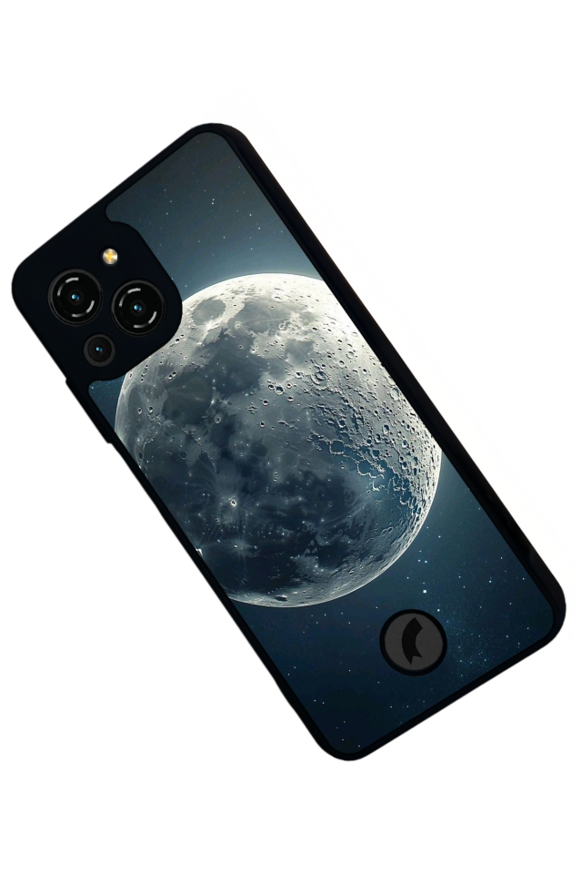 Reeder S23 Pro Max Uyumlu Ay Tasarımlı Glossy Premium Kılıf