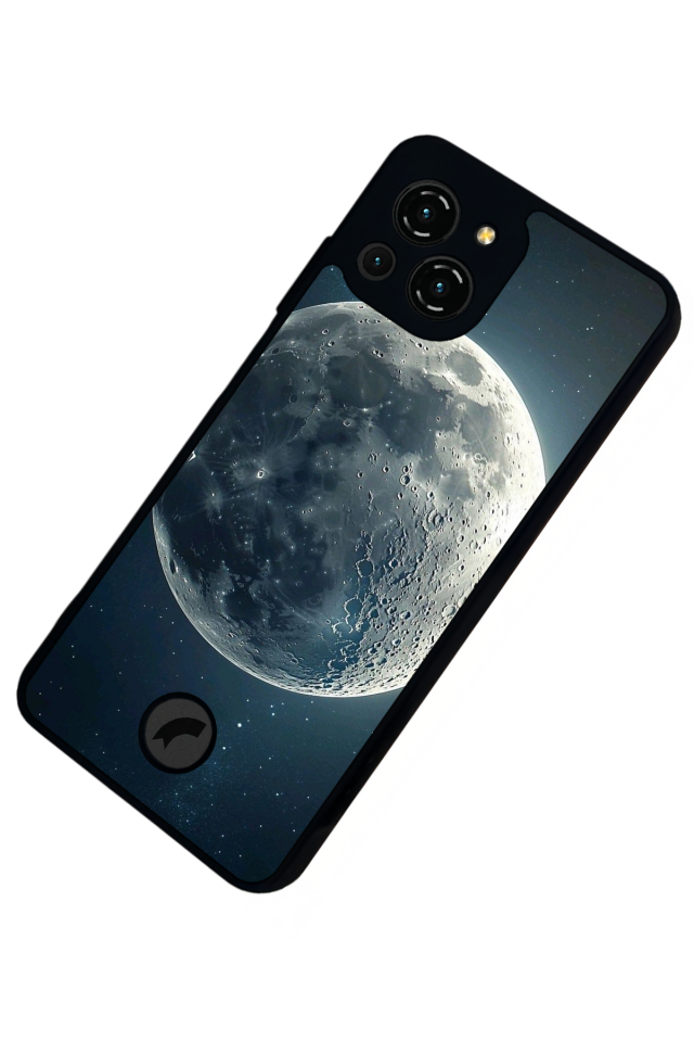 Reeder S23 Pro Max Uyumlu Ay Tasarımlı Glossy Premium Kılıf