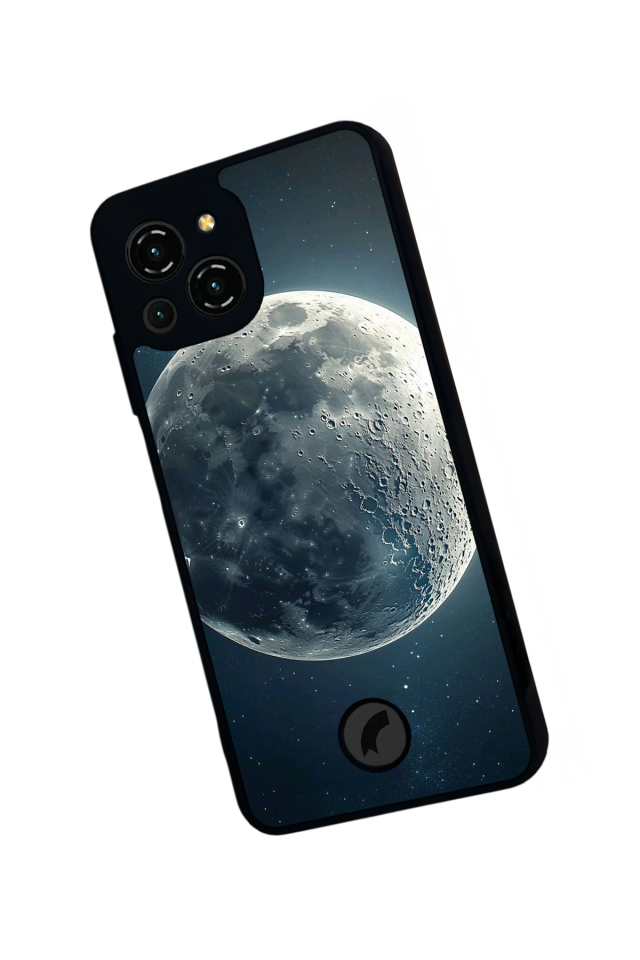 Reeder S23 Pro Max Uyumlu Ay Tasarımlı Glossy Premium Kılıf