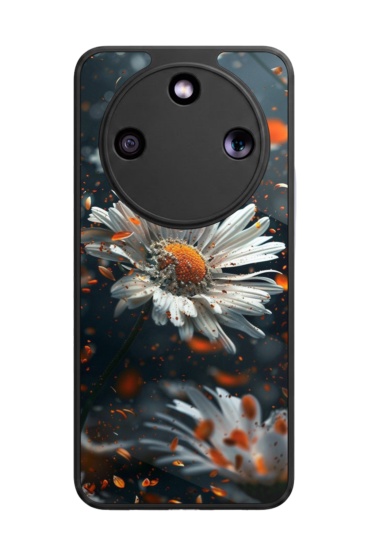 Honor Magic 8 Lite Uyumlu Cicek Tasarımlı Glossy Premium Kılıf