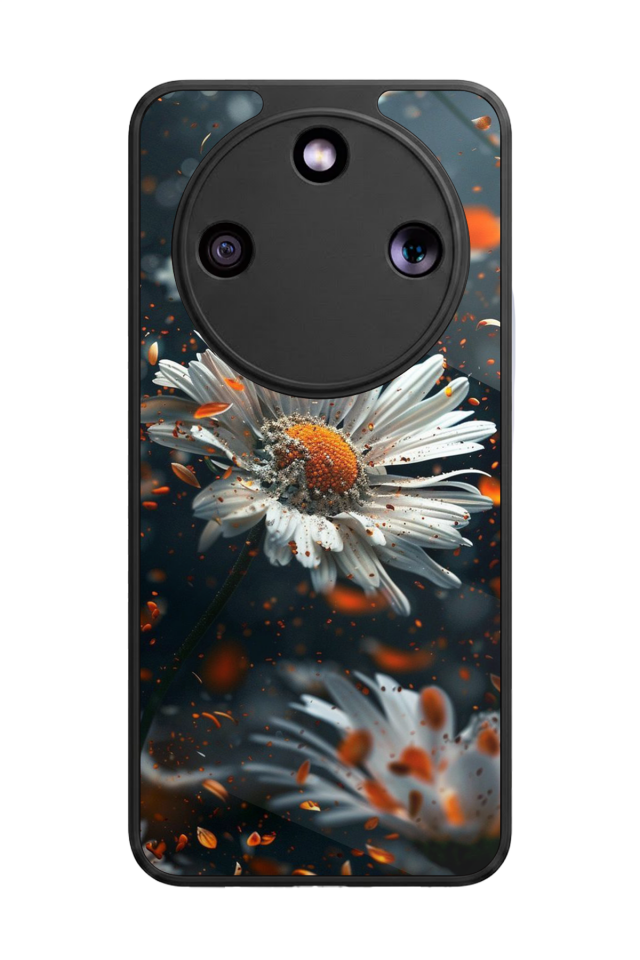 Honor Magic 8 Lite Uyumlu Cicek Tasarımlı Glossy Premium Kılıf