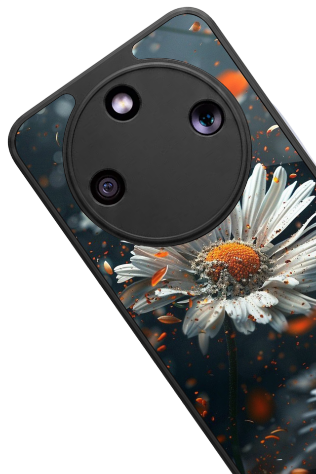 Honor Magic 8 Lite Uyumlu Cicek Tasarımlı Glossy Premium Kılıf