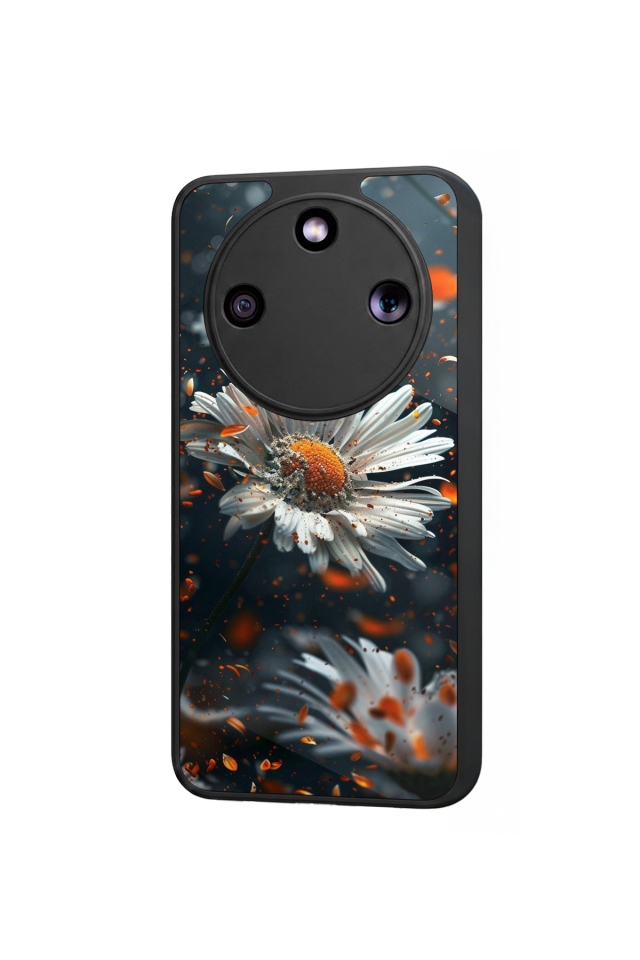 Honor Magic 8 Lite Uyumlu Cicek Tasarımlı Glossy Premium Kılıf