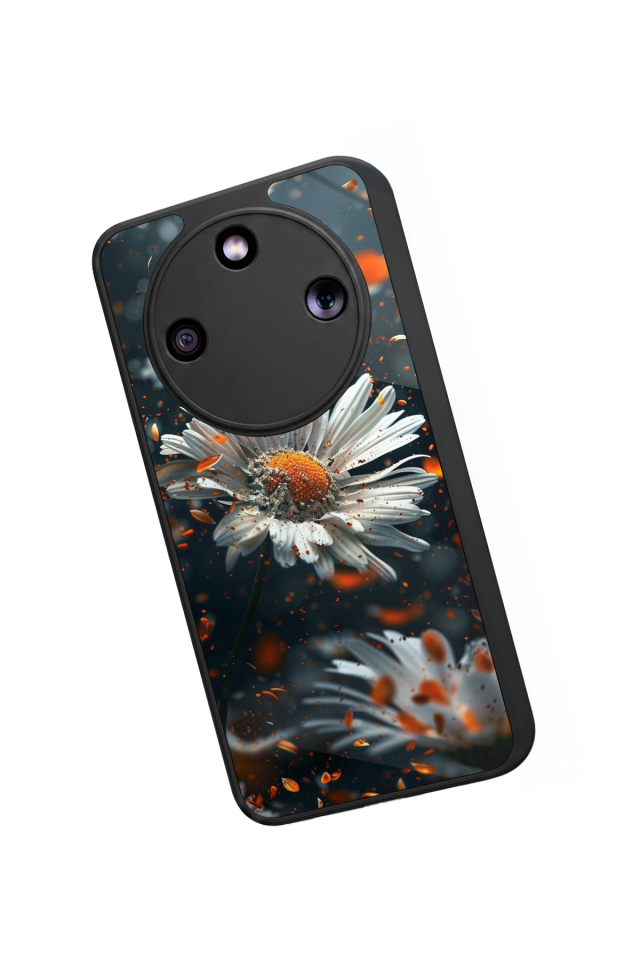 Honor Magic 8 Lite Uyumlu Cicek Tasarımlı Glossy Premium Kılıf