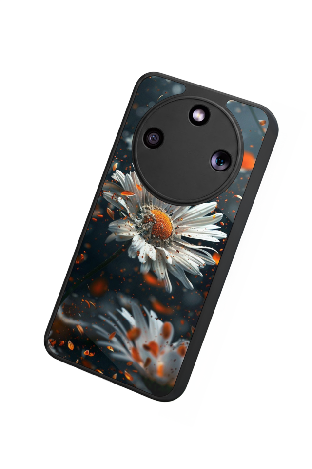 Honor Magic 8 Lite Uyumlu Cicek Tasarımlı Glossy Premium Kılıf