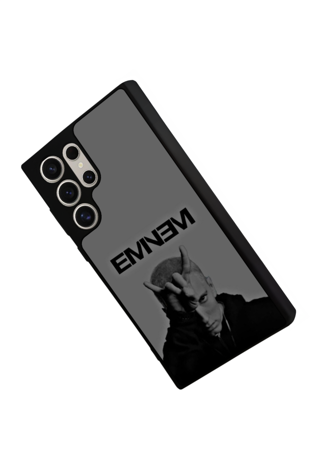 Samsung Galaxy S23 Ultra Uyumlu Eminem Tasarımlı Glossy Premium Kılıf