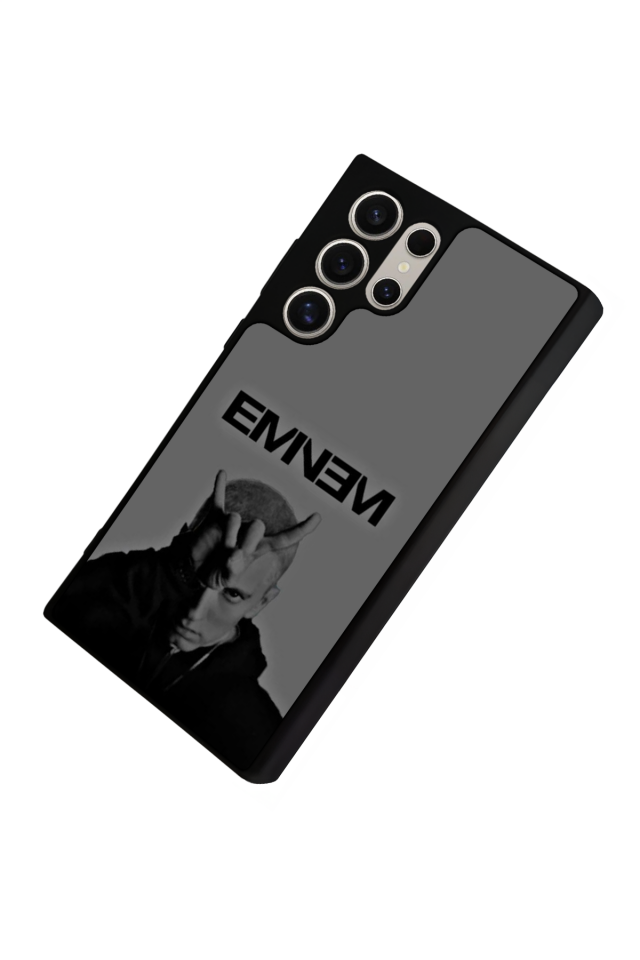 Samsung Galaxy S23 Ultra Uyumlu Eminem Tasarımlı Glossy Premium Kılıf