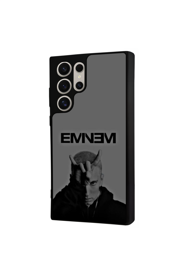 Samsung Galaxy S23 Ultra Uyumlu Eminem Tasarımlı Glossy Premium Kılıf