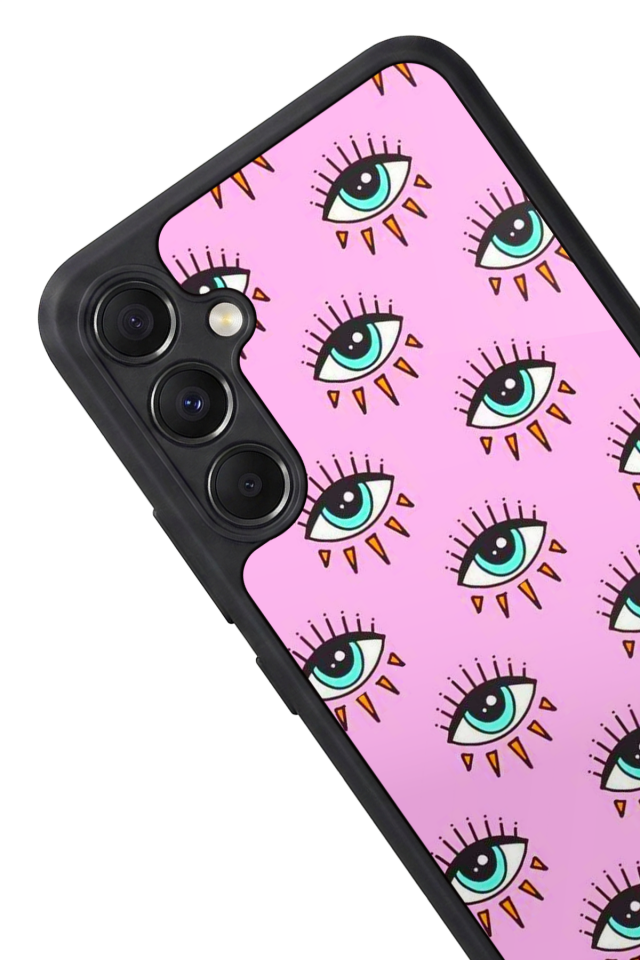 Samsung Galaxy A34 Uyumlu Göz Tasarımlı Glossy Premium Kılıf