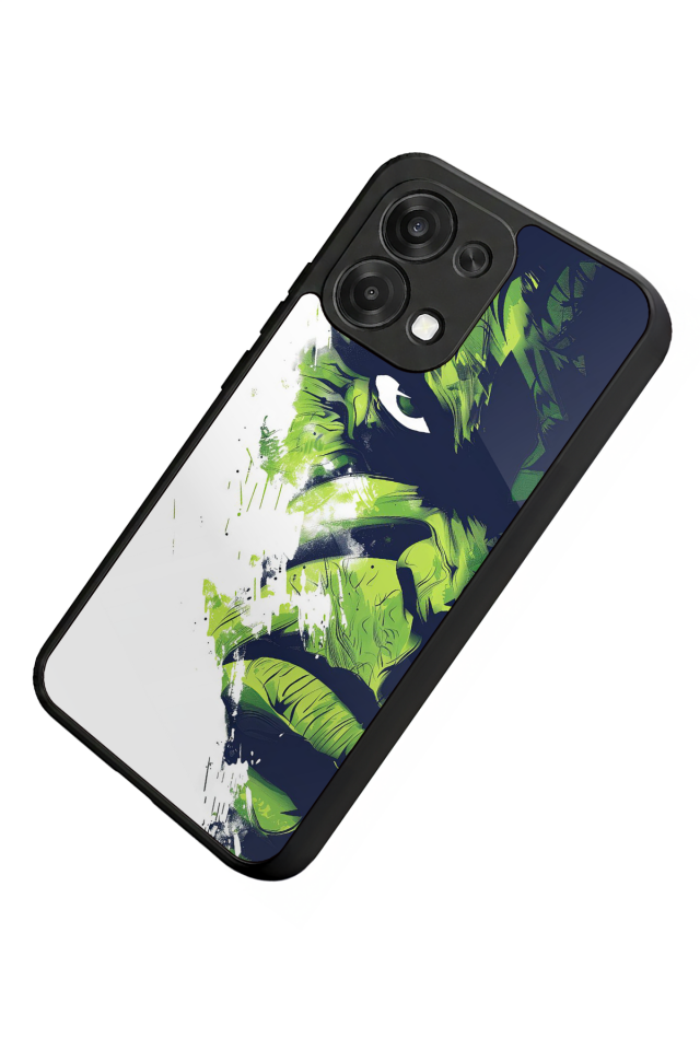 Oppo A6 Pro Uyumlu Hulk Tasarımlı Glossy Premium Kılıf