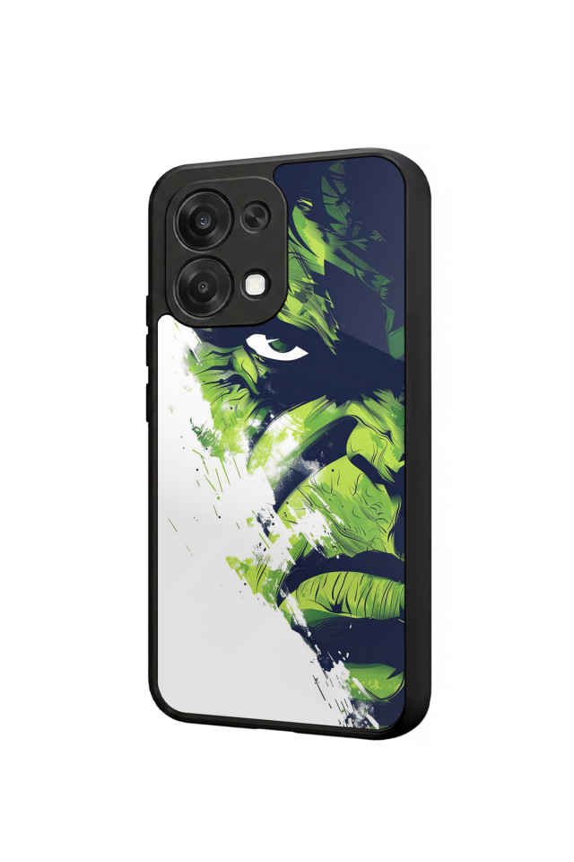 Oppo A6 Pro Uyumlu Hulk Tasarımlı Glossy Premium Kılıf