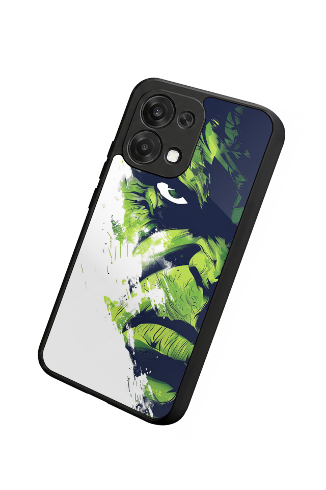 Oppo A6 Pro Uyumlu Hulk Tasarımlı Glossy Premium Kılıf