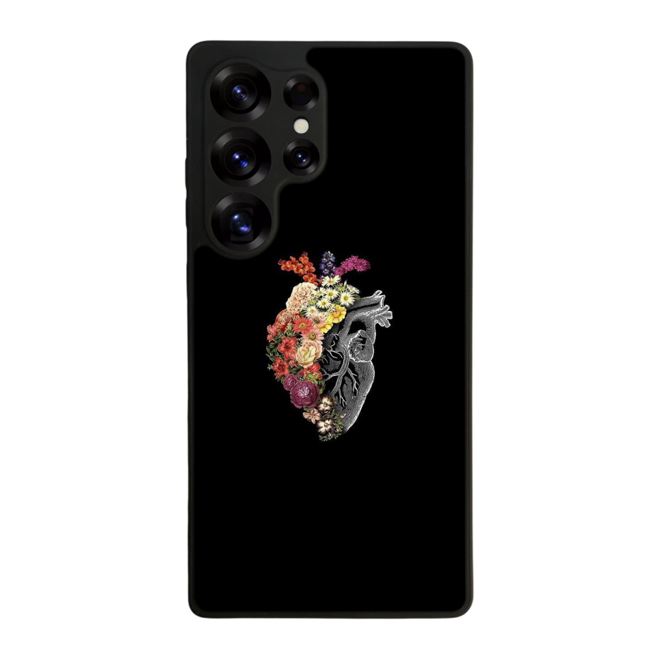Samsung Galaxy S25 Ultra Uyumlu Kalp Love Tasarımlı Glossy Premium Kılıf