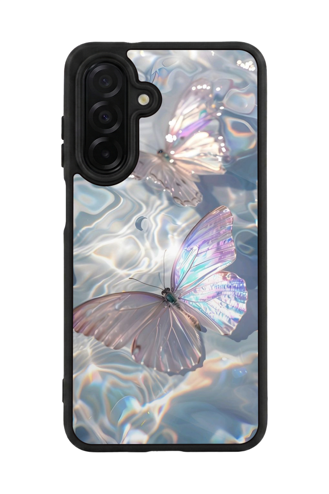 Samsung Galaxy A56 Uyumlu Kelebek Tasarımlı Glossy Premium Kılıf