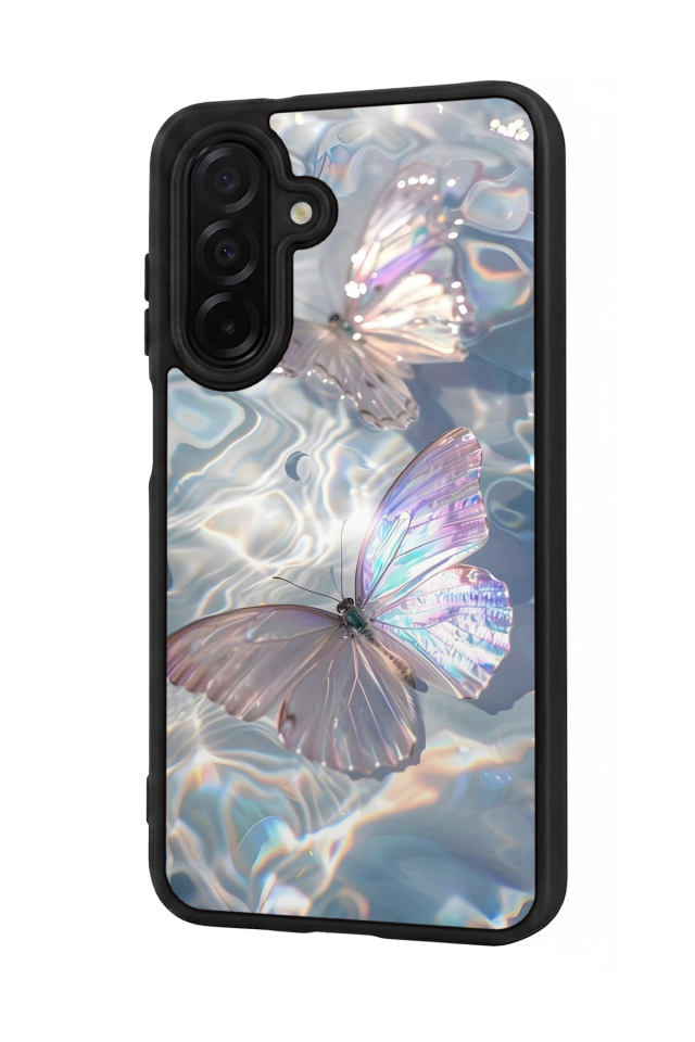 Samsung Galaxy A56 Uyumlu Kelebek Tasarımlı Glossy Premium Kılıf