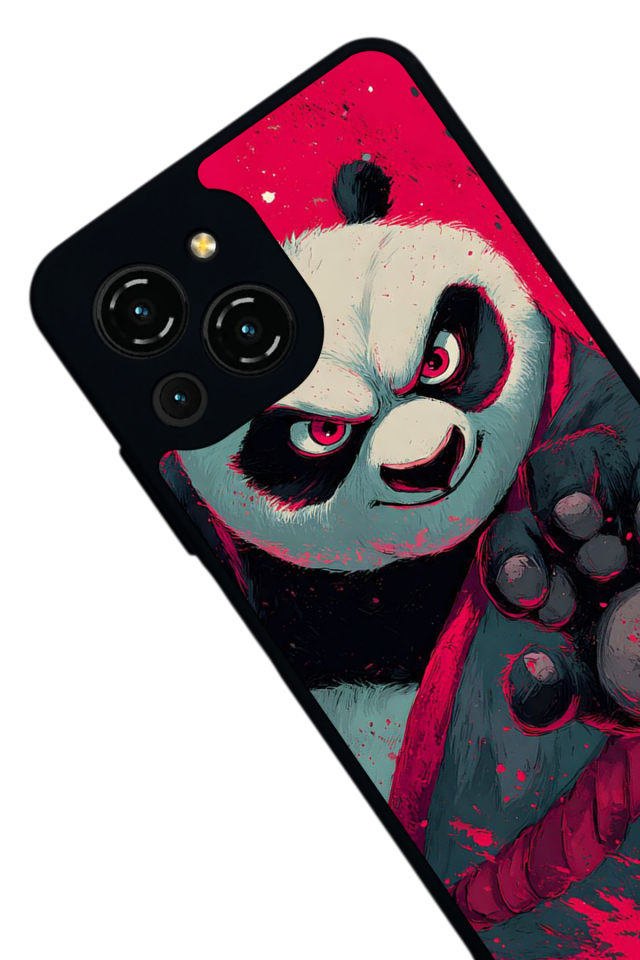 Reeder S23 Pro Max Uyumlu Kung Fu Panda Tasarımlı Glossy Premium Kılıf